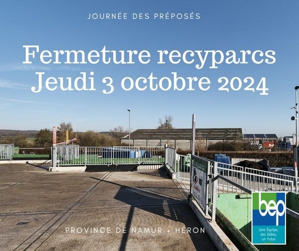 Bep fermerture recyparcs
