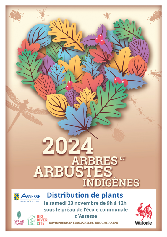 Distribution de plants le samedi 23 novembre de 9h à 12h