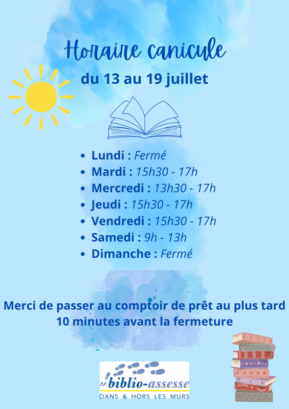 Horaire canicule