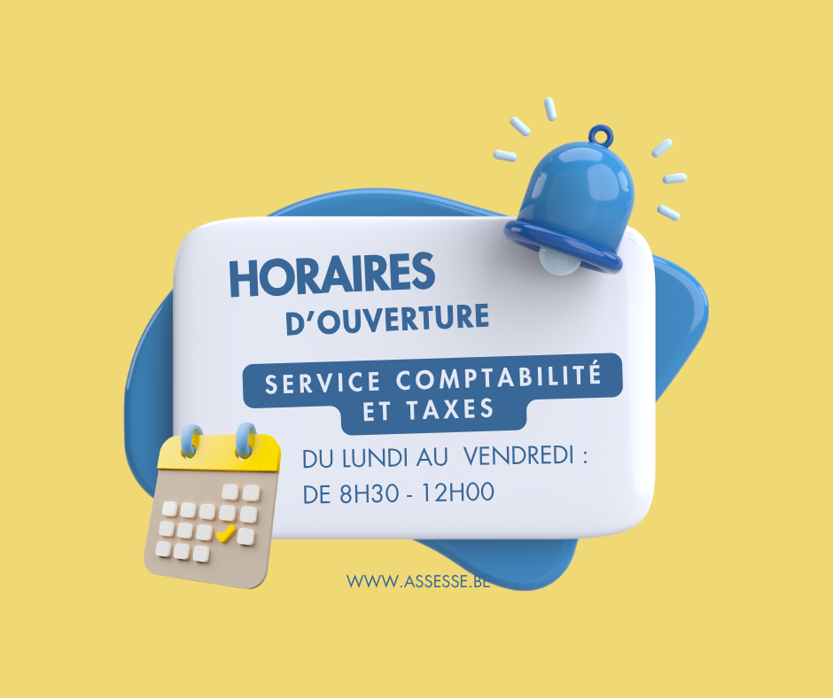 Horaire compta taxes