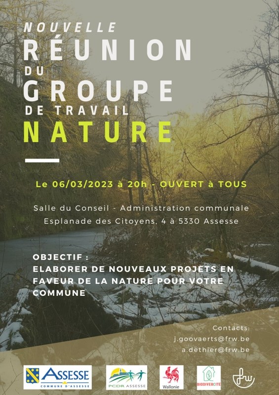 Assesse Réunion du GT nature et biodiversité (1)