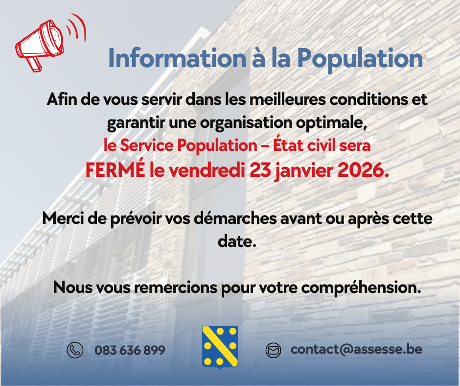 Horaire d’ouverture population(2)