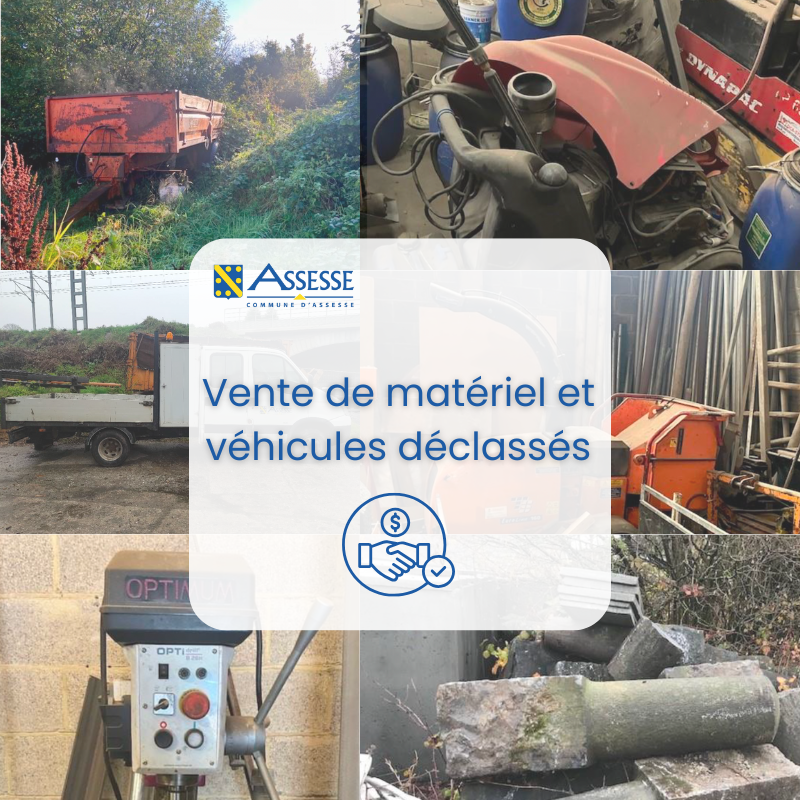 Post pour la vente de matériel et véhicules déclassés.png