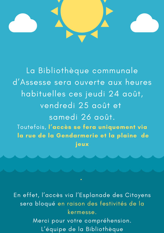 Bleu avec Eau et Soleil Image Fête Quartier Affiche