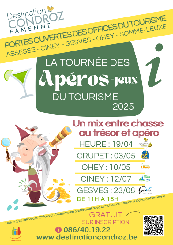Affiche A5 La tournée des apéros jeux du tourisme 2025