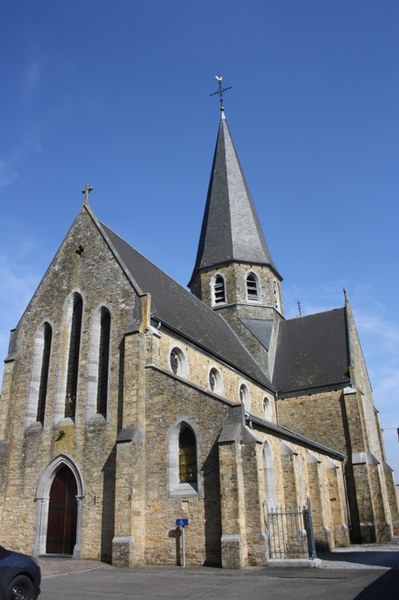 Courrière (Trieu) - Eglise du Sacré-Coeur ©OTA.JPG